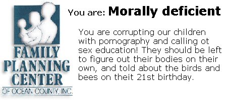 morally deficient